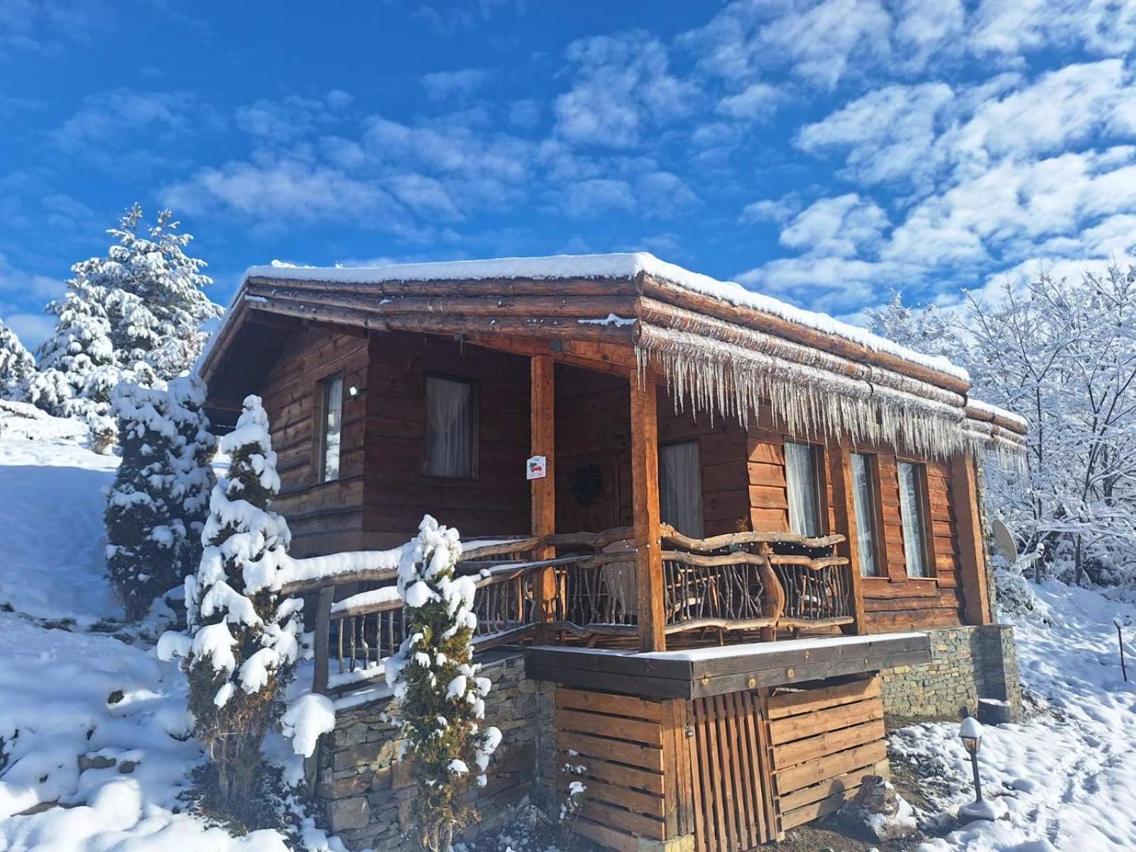 Панорама Хаус Лещен И Еко Къщи Дървена И Землянка Exteriér fotografie