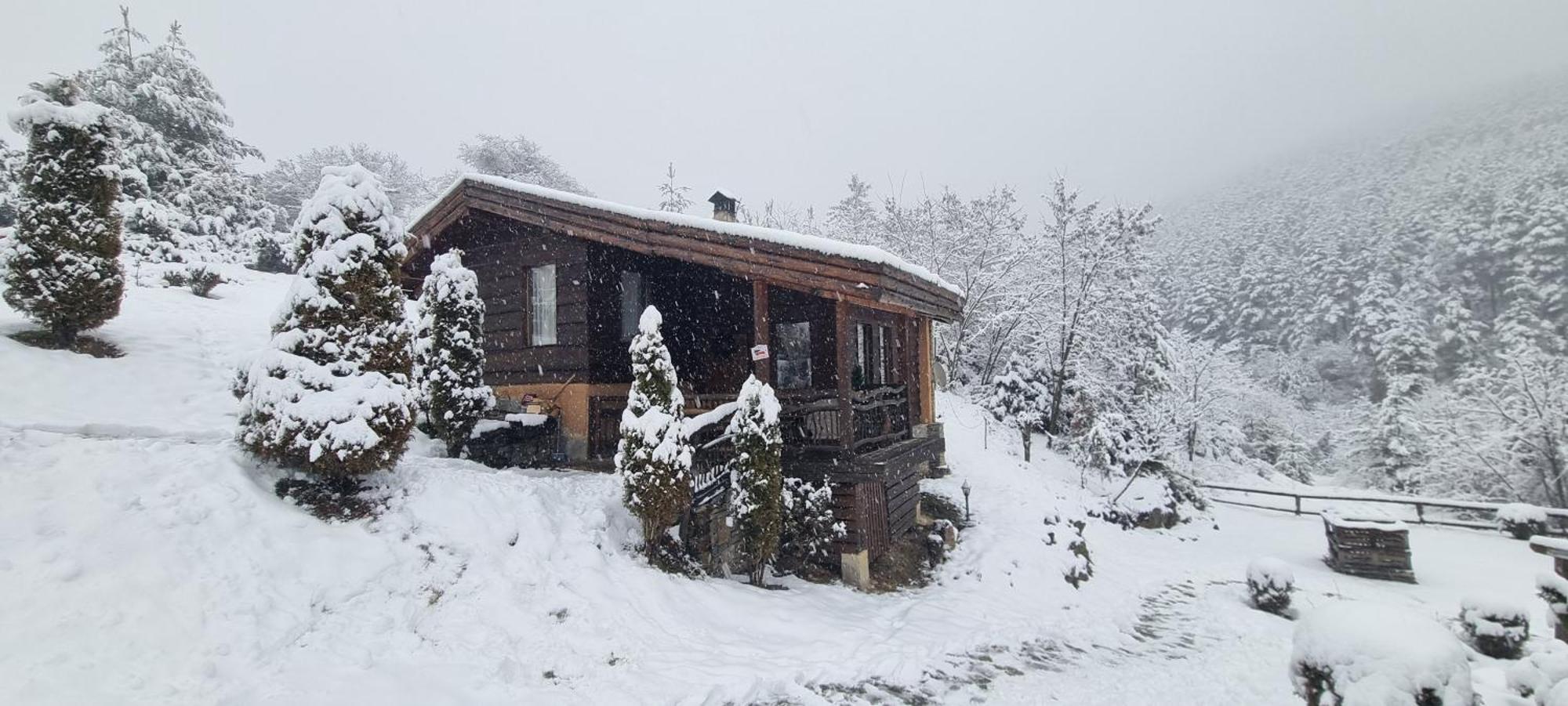 Панорама Хаус Лещен И Еко Къщи Дървена И Землянка Exteriér fotografie