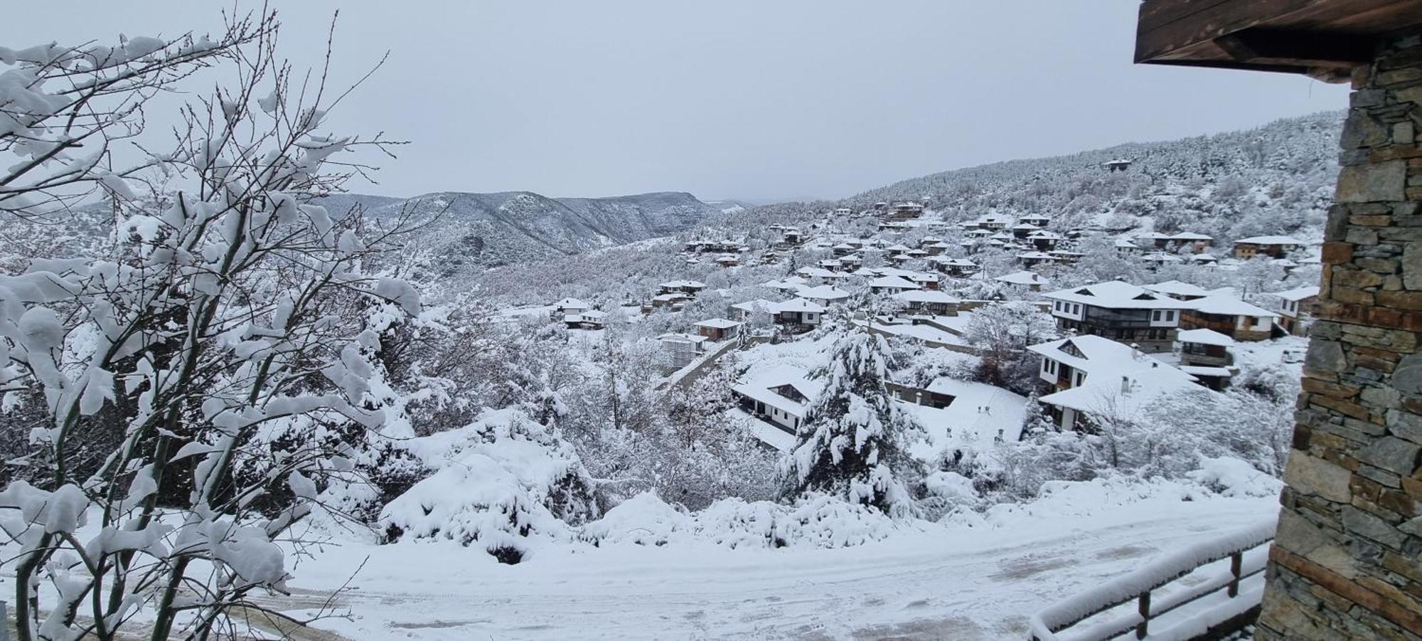 Панорама Хаус Лещен И Еко Къщи Дървена И Землянка Exteriér fotografie