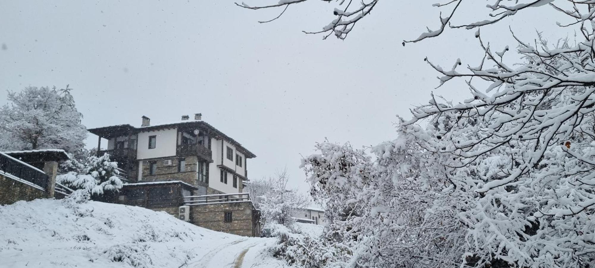 Панорама Хаус Лещен И Еко Къщи Дървена И Землянка Exteriér fotografie