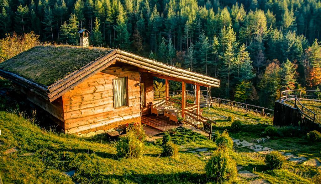 Панорама Хаус Лещен И Еко Къщи Дървена И Землянка Exteriér fotografie